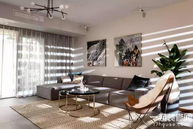 142平的简约风三居室,客厅的电视背景墙创意又自然 142平的简约风三居室,客厅的电视背景墙创意又自然